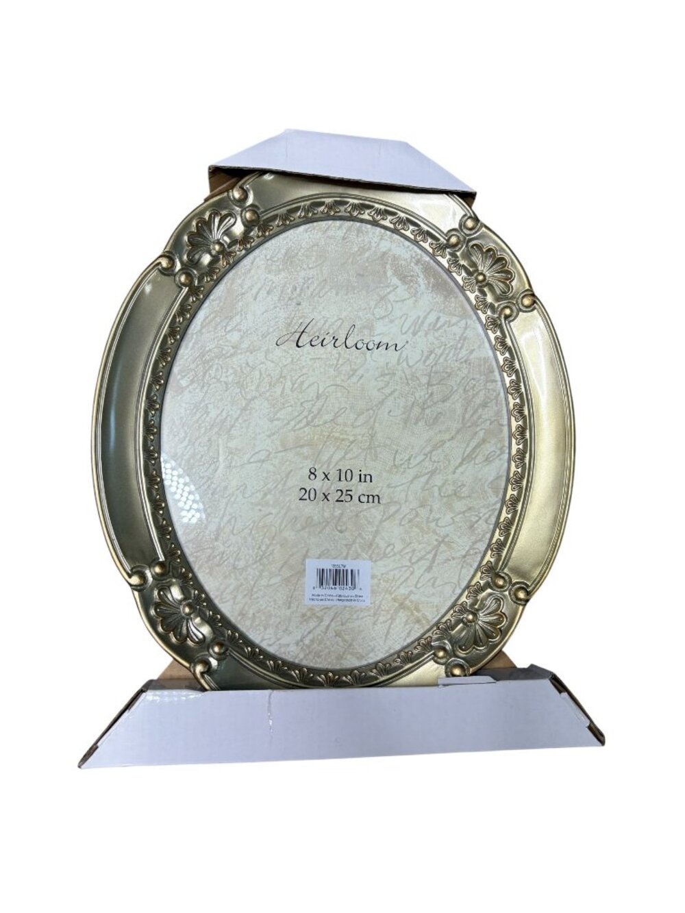 Decorel Victorian Inspired Picture Frame Champagne Gold Oval 8x10 Photo